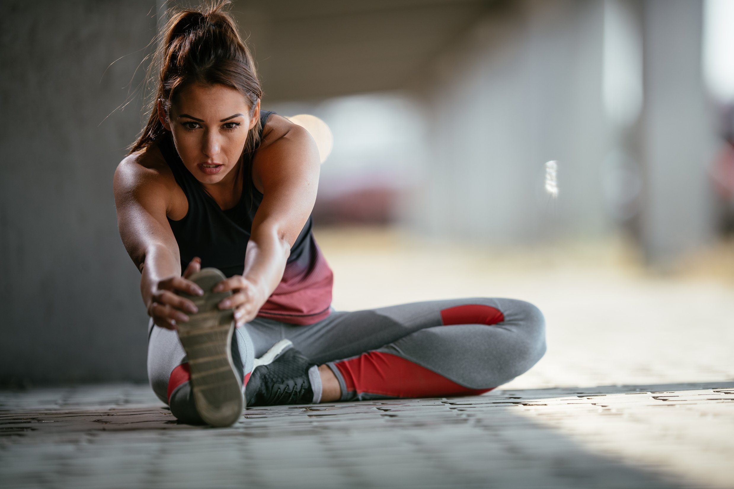 Healthy female athlete